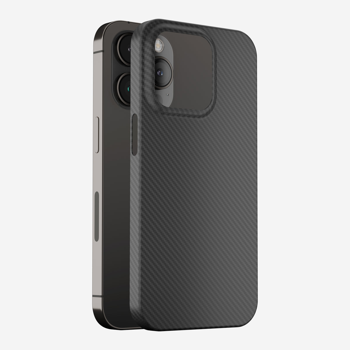Coque en fibres de carbone pour iPhone 15, 15 Plus, 15 Pro et 15 Pro Max