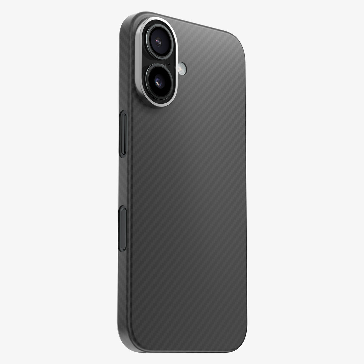 Coque iPhone 16 / Plus / Pro / Max fibre de carbone