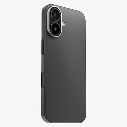 Coque iPhone 16 / Plus / Pro / Max fibre de carbone