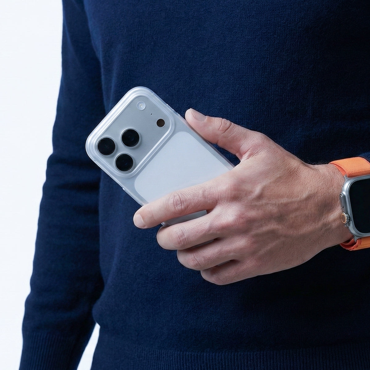 Coque PHANTOM ultra-fine pour iPhone 17 - Transparente & ne jaunit pas