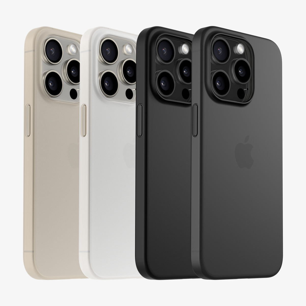 Coque iPhone 15, 15 Pro, 15 Pro Max, 15 Plus - la plus fine du monde avec 0.33mm d'épaisseur