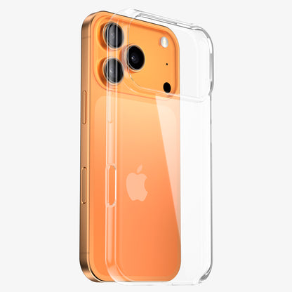 Coque INVISIBLE en silicone pour iPhone 17, 17 Air, 17 Pro et 17 Pro Max - Transparente et souple