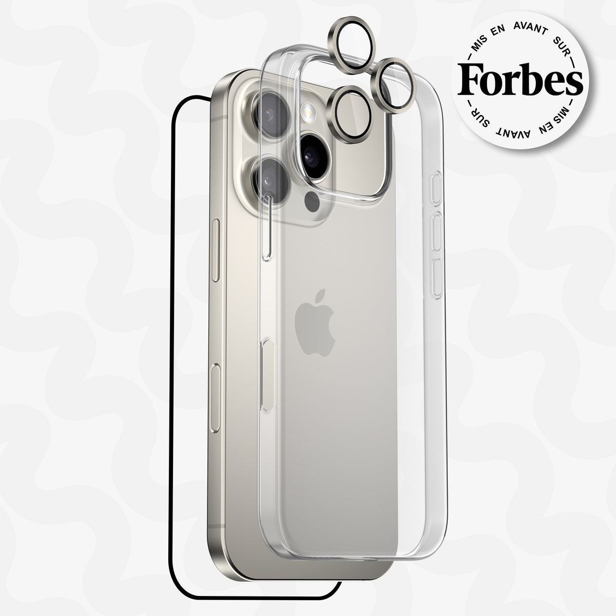 Pack PHANTOM, Verre trempé & Protections de caméra pour iPhone 16 Pro