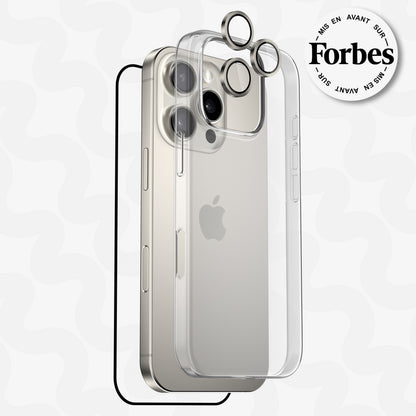 Pack PHANTOM, Verre trempé & Protections de caméra pour iPhone 16 Pro