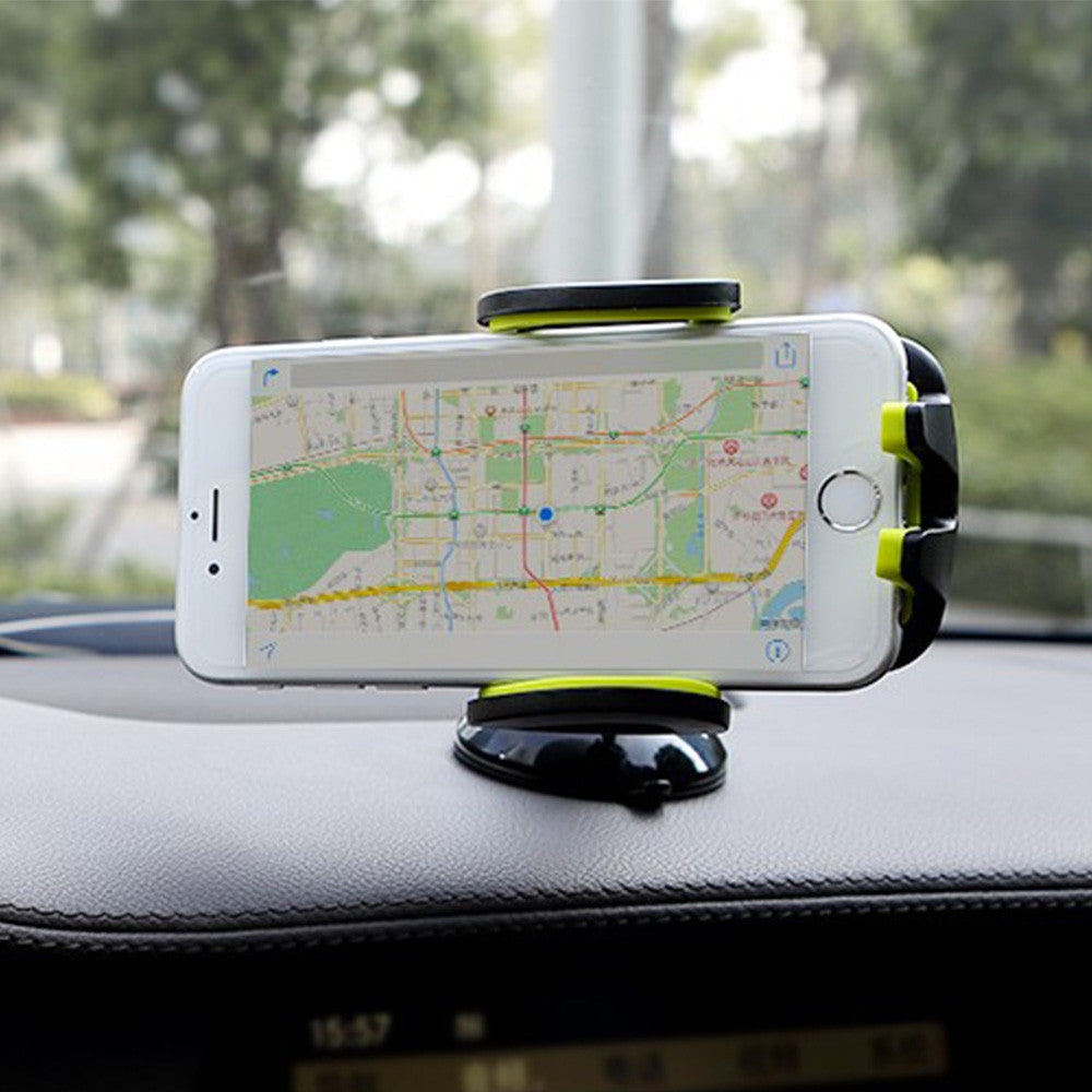 Support de voiture à ventouse pour iPhone pour pare-brise et tableau de bord - mode portrait et paysage