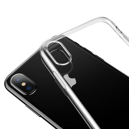 Coque transparente en silicone pour iPhone X, XS, XS Maxx