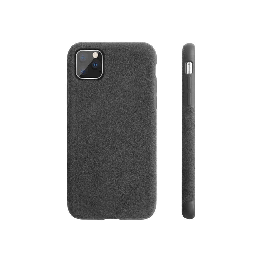 Coque de luxe en alcantara pour iPhone 11, 11 Pro, 11 Pro Max