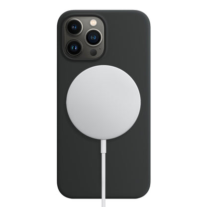 Coque MagSafe aimantée rigide de couleur noire pour iPhone 13, 13 mini, 13 Pro et 13 Pro Max
