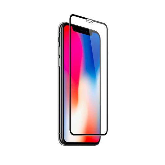 Protection d'écran en verre trempé 3D intégrale pour iPhone X, XR, XS et XS Max