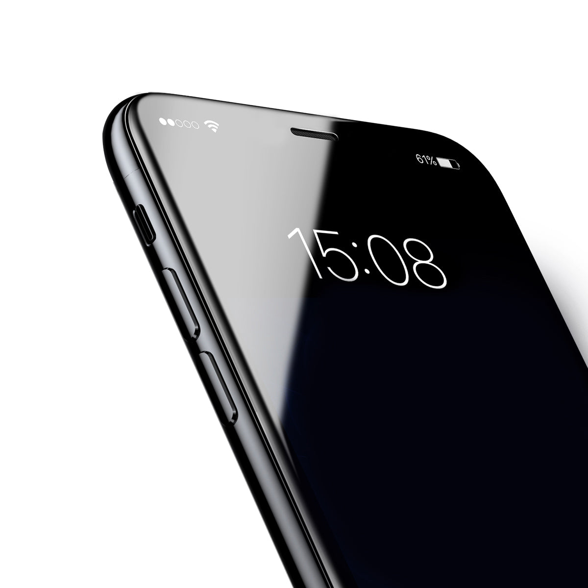 Protection d'écran en verre trempé 3D intégrale pour iPhone X, XR, XS et XS Max qui recouvre tout l'écran